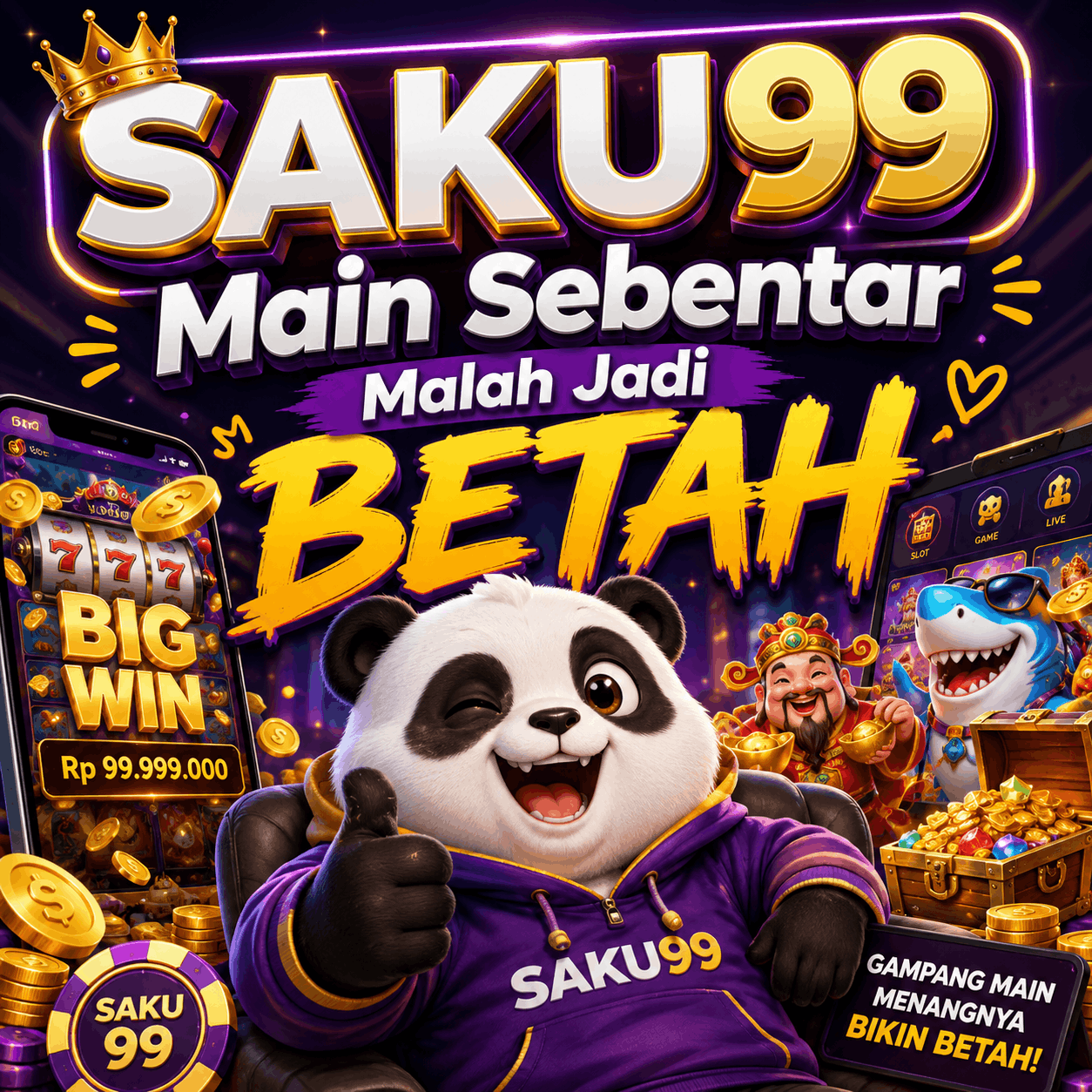 Saku99 : Main Sebentar Malah Jadi Betah